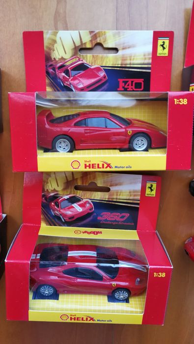 Coleção Ferrari Shell 1:38 Estado Impecável