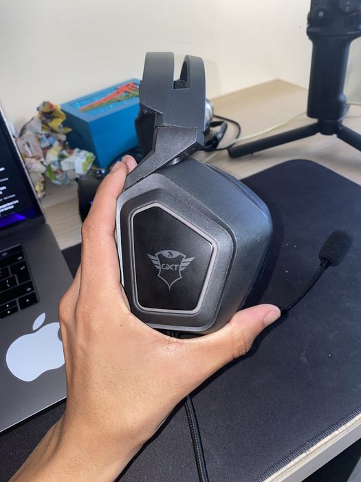 Headphones gaming Trust GTX 450 Blizz RGB