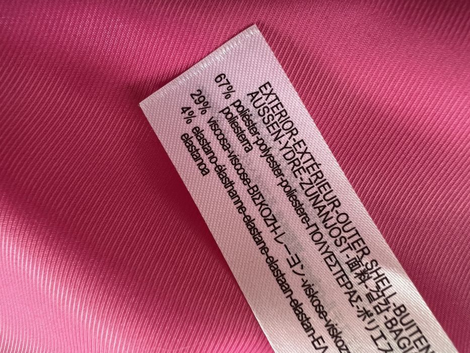 Zara długi żakiet marynarka oversize S damsja różowa elegancka