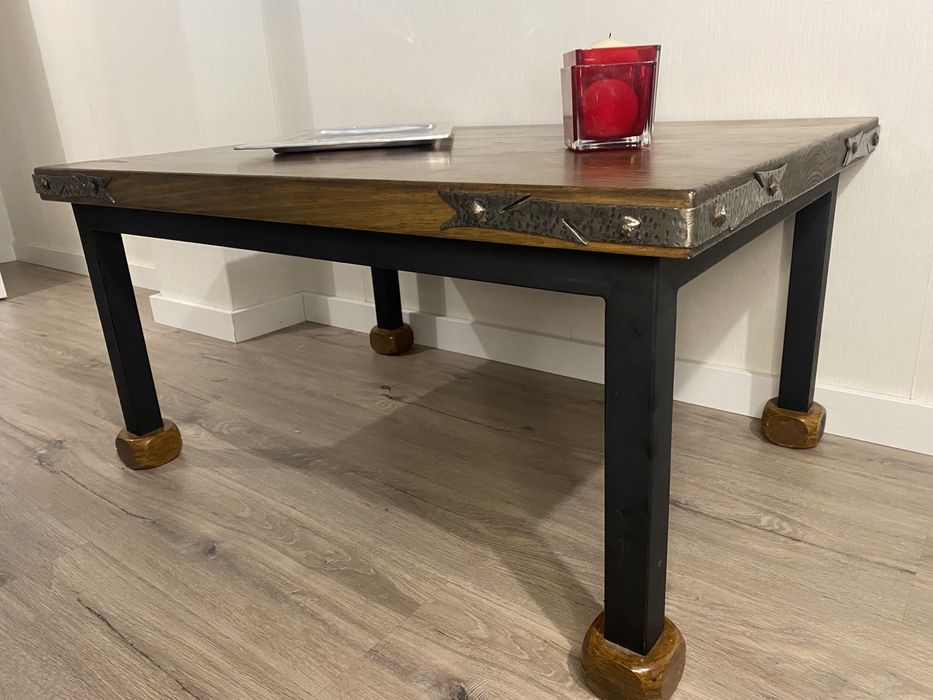 Mesa de centro rústica