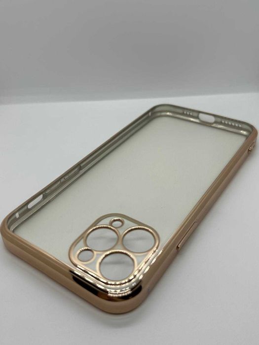 Obudowa Plecki Etui Case Iphone 11 Pro Przeźroczysto-Złote kod 51