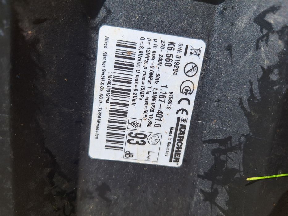 Karcher k 6.560 з німечини