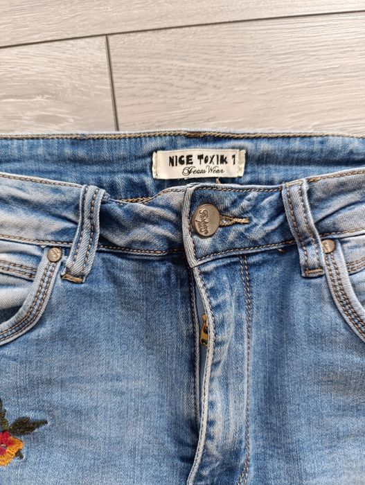 Spodenki jeansowe szorty damskie M