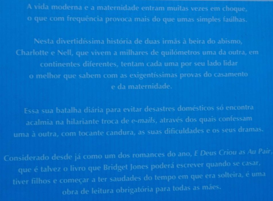 E Deus Criou as Au Pair de Bénédicte Newland e Pascale Smets