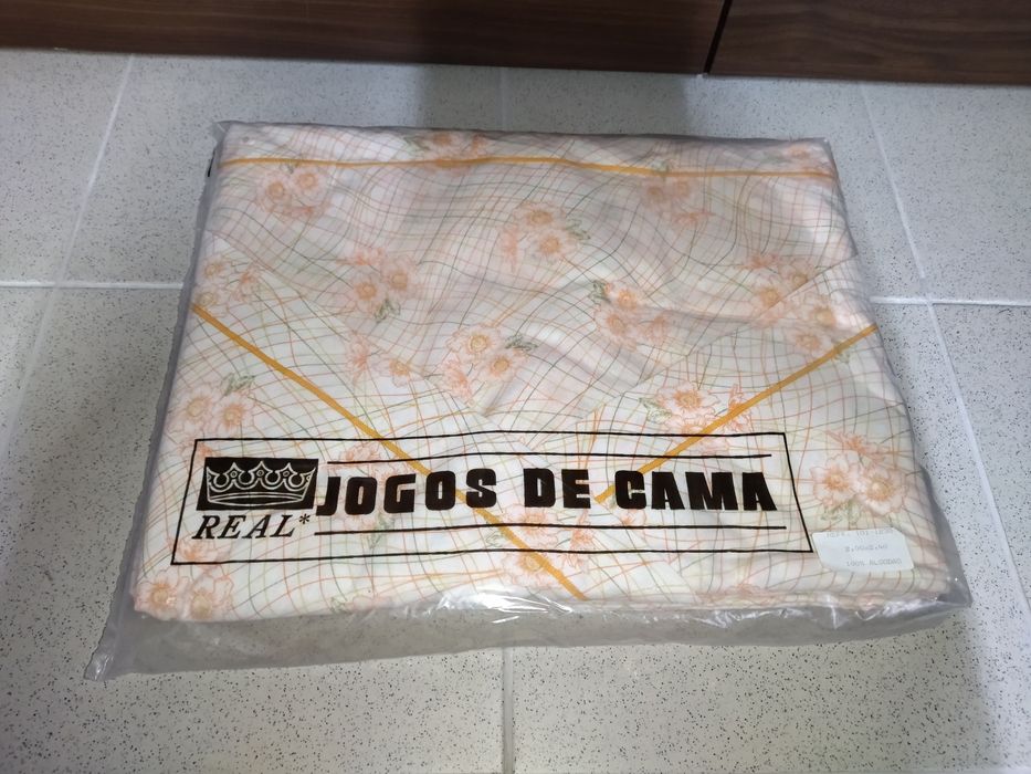 Jogo de lençóis estampados