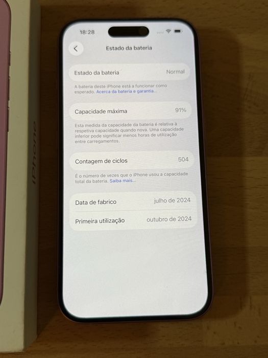 Iphone 16 128gb pink  desbloqueado(ACEITO RETOMA)