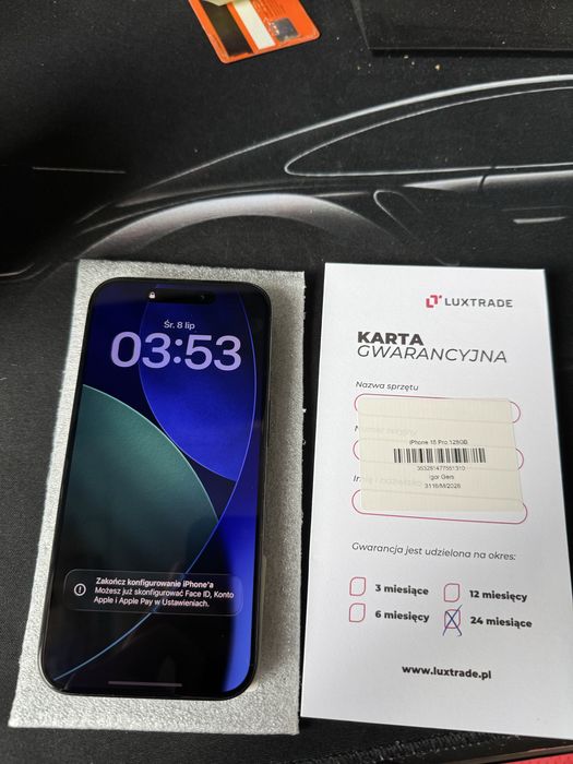 Iphone 15 Pro 128GB 2 Lata Gwarancji 100% Baterii