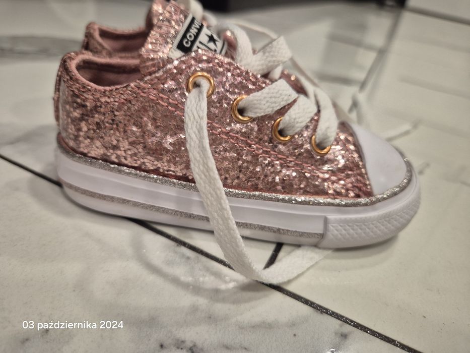 Converse 21 trampki brokatowe