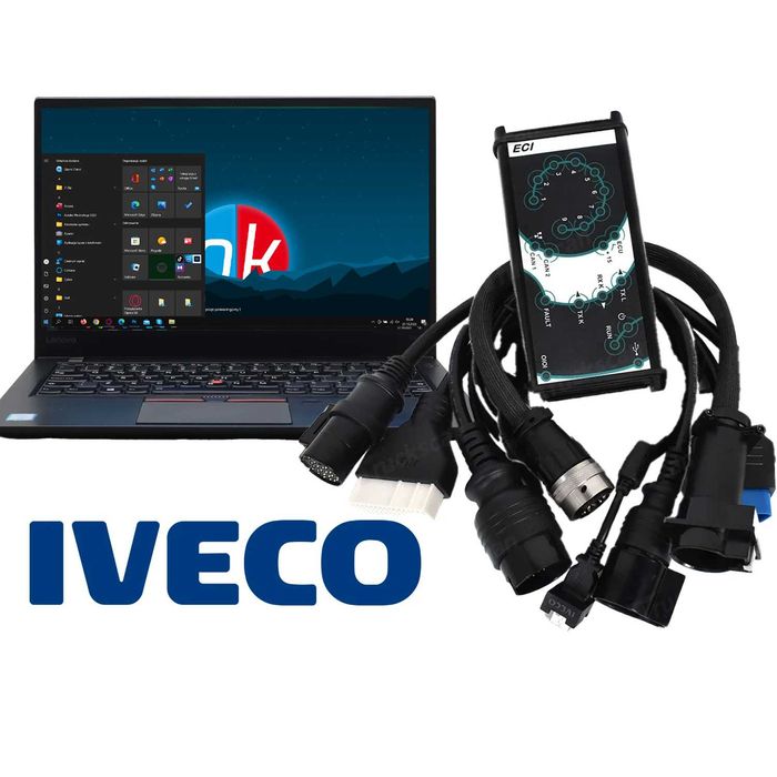 ZESTAW DIAGNOSTYCZNY Iveco ECI Eltrac EasyBus Ciężarowe Autobusy OBD2