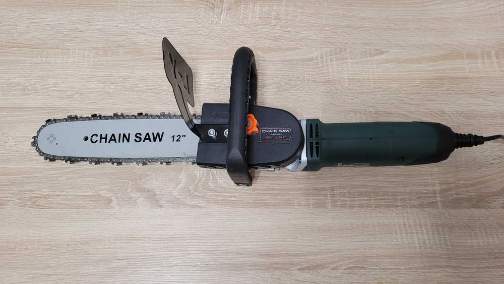 Piła łańcuchowa nakładka na szlifierkę adapter