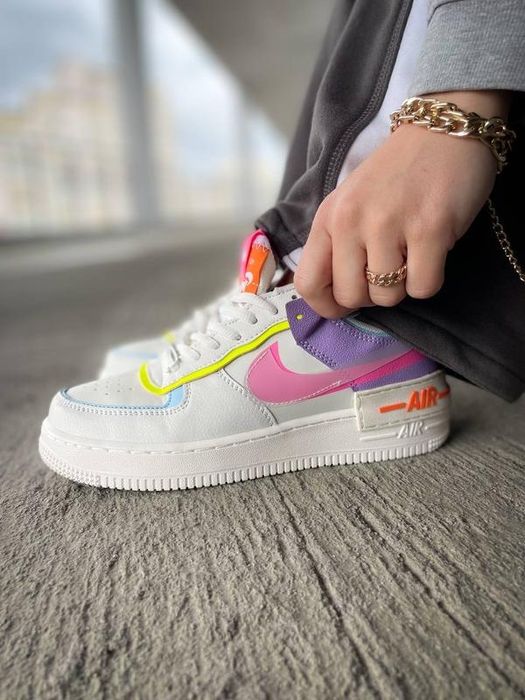 Жіночі nike air force 1 shadow multicolor 38 розмір, останні!
