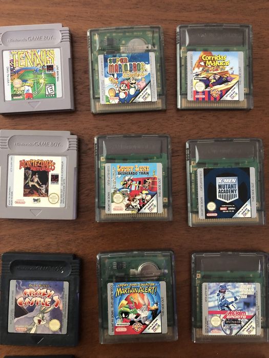Vários Jogos GameBoy - Tennis, Montezuma, etc (lista na descrição)