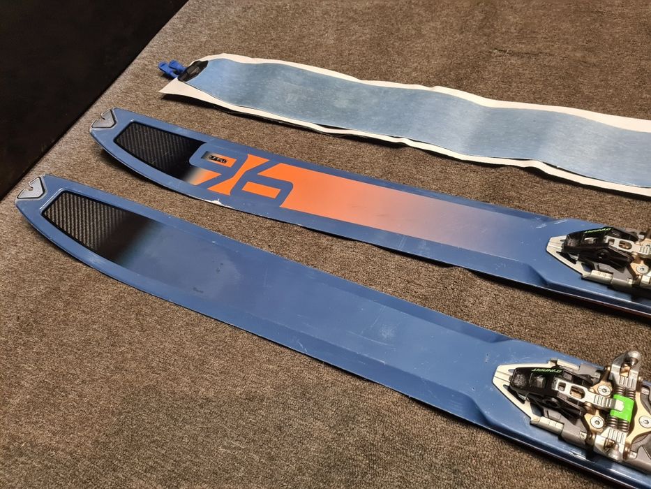 Narty skiturowe dynafit 96 176 cm z wiązaniami i fokami dynafit