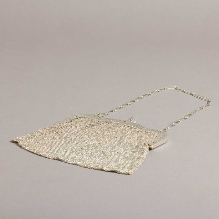 Porta moedas antigo em prata