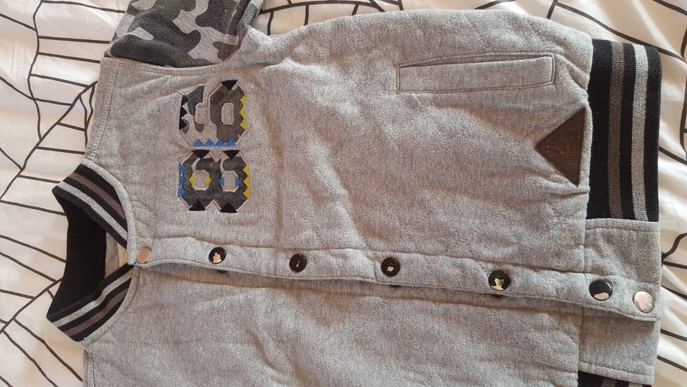 Piękna ciepła bluza moro Smyk r. 134