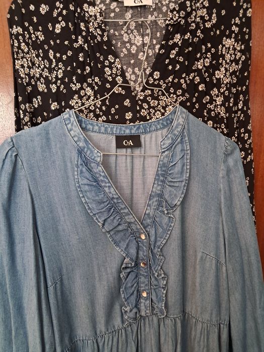 Vestidos novos manga comprida