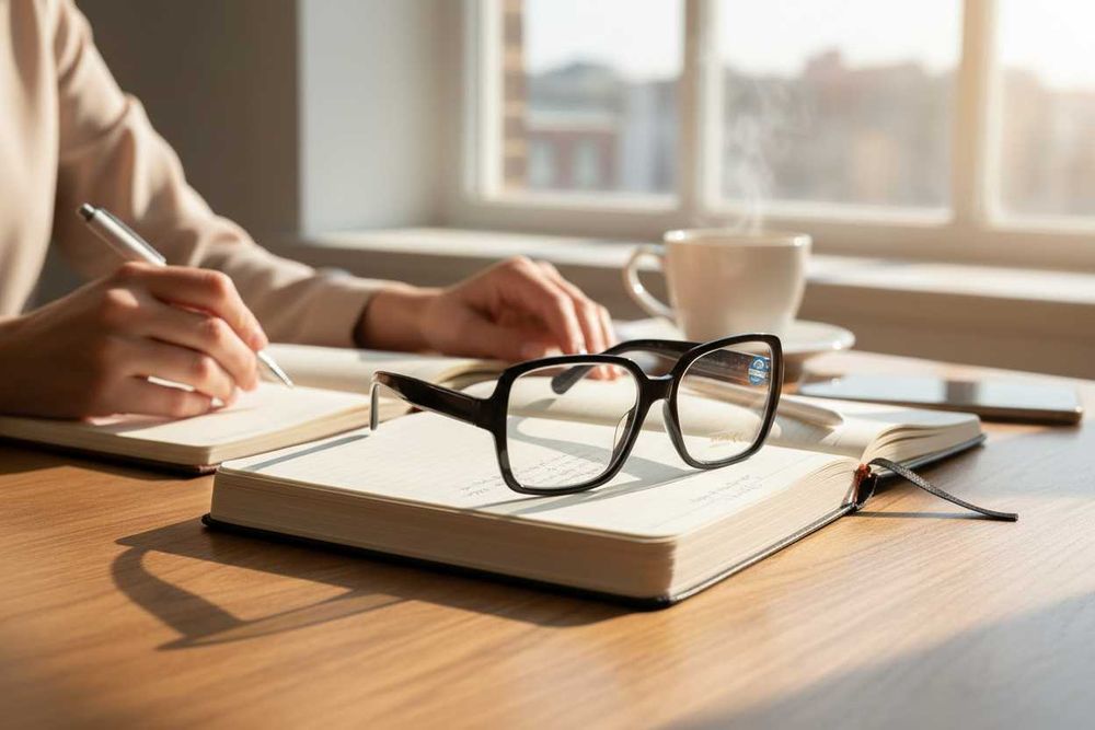 Eleganckie oprawki damskie | Black Classic | Stylowe oversized czarne