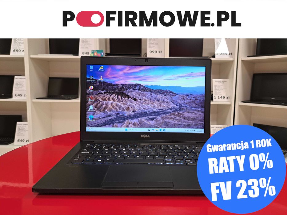 Laptop 12" Dell Latitude 7280 i5 8GB/256SSD HDMI Win11 Kamera USB-C