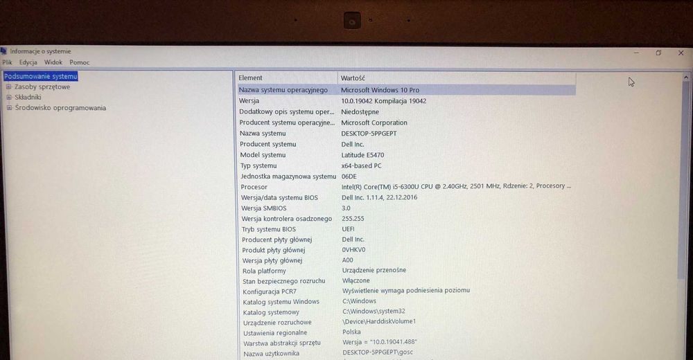 Dell Latitude E5470 Intel Core i5 8GB RAM (i5-6300M) Bateria Excellent