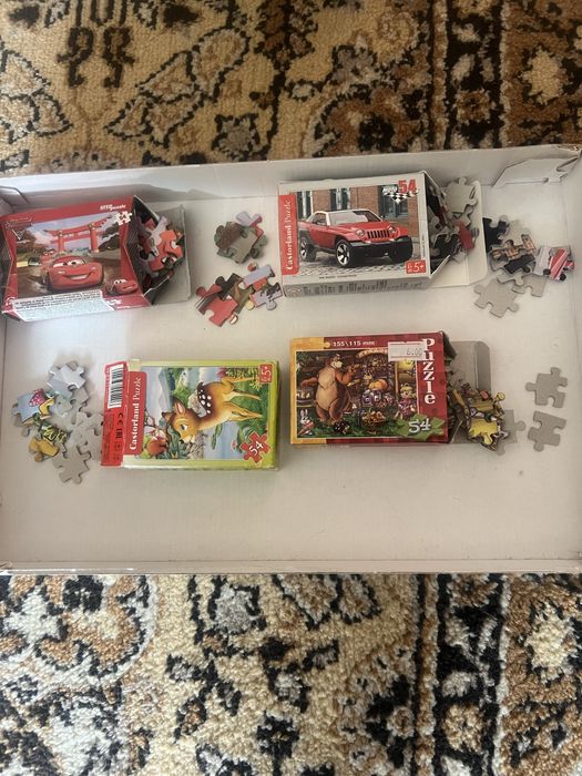 Пазли дитячі 3-5 років 100 гр за все