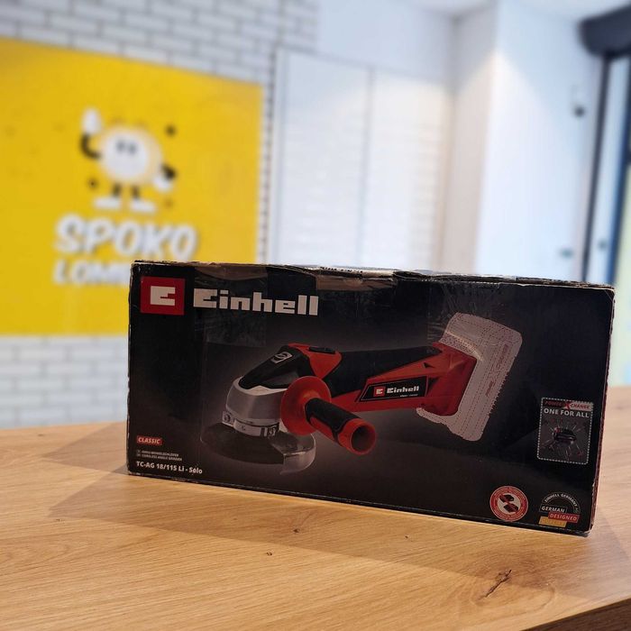 Nowa! Szlifierka Einhell TC-AG 18/115 Li-Solo - SPOKO LOMBARD BEŁCHATÓW - skup narzędzi