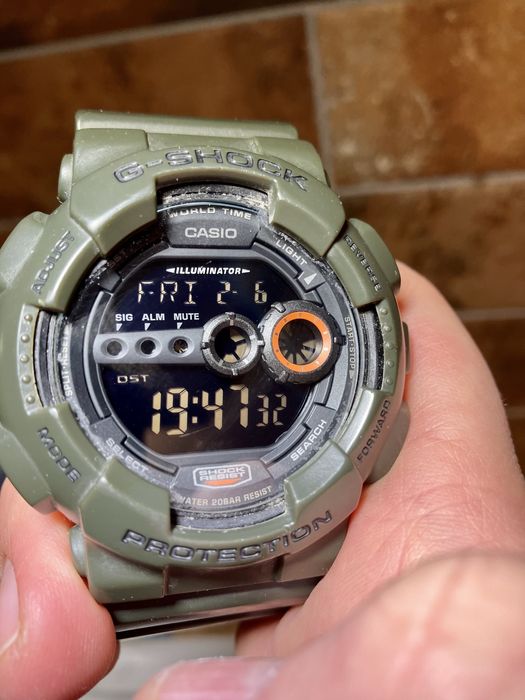 Zegarek CASIO G-SHOCK GD-100MS moduł 3263 khaki