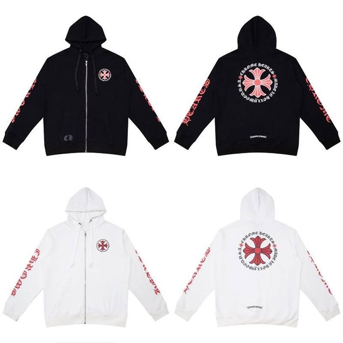 Розпродаж! Chrome Hearts Zip Hoodie / зіп-худі хром хартс зіпка