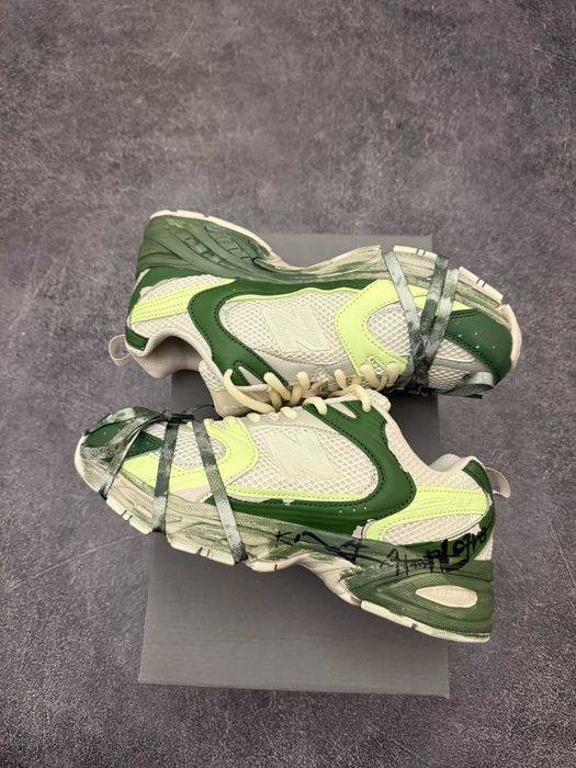 !!WOW!! New Balance 530 Custom White Green |36-41