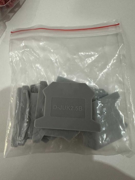 Kit de blocos terminais DIN e acessórios WKDQ – NOVOS