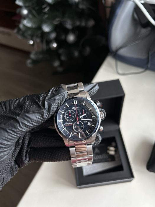 Часы Atlantic Seasport ND Chronograph Swiss Made | як нові