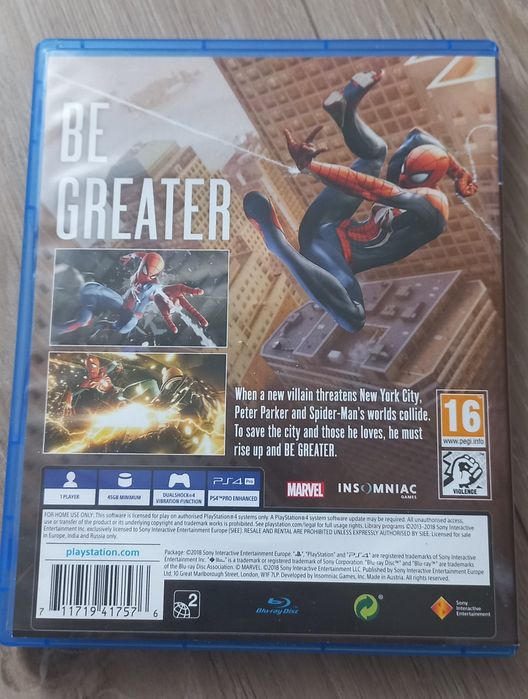 Marvel Spider-Man Людина-павук Человек-паук диск гра ігр