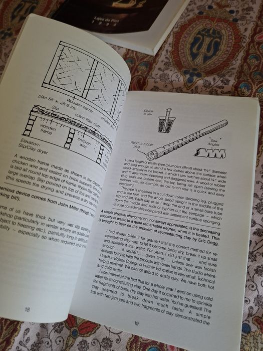 Olaria Livro sobre potes de cerâmica.  Em inglês