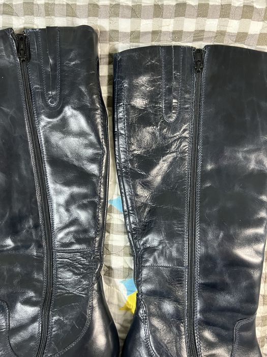 Шкіряні сапоги осінь весна