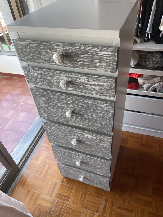STORKLINTA IKEA – Cómoda/Gaveteiro 5 Gavetas Branco