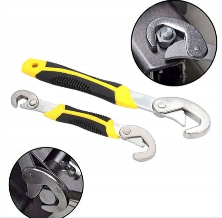 NOWY zestaw komplet 2xKEYSWITCH klucze uniwersalne wielozadaniowe 9-32