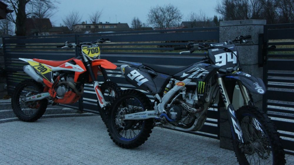 Yamaha yz250f 2013r. KTM sxf350