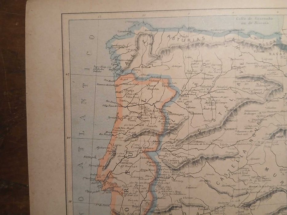 Mapa Peninsula Iberica 713-1789 (Final do Séc XIX, Início do Séc XX)