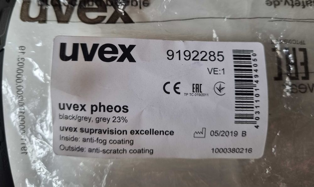 Okulary ochronne UVEX Pheos