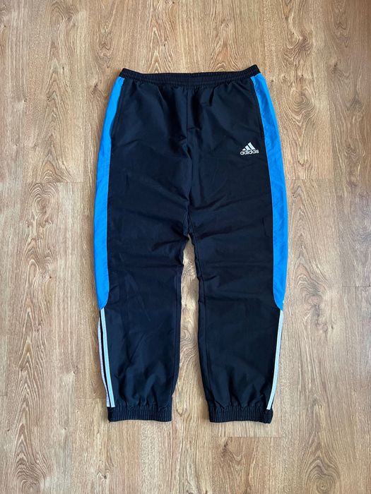 Нейлоновые штаны Adidas Nylon Pants Vintage Baggy винтаж sk8 rep y2k