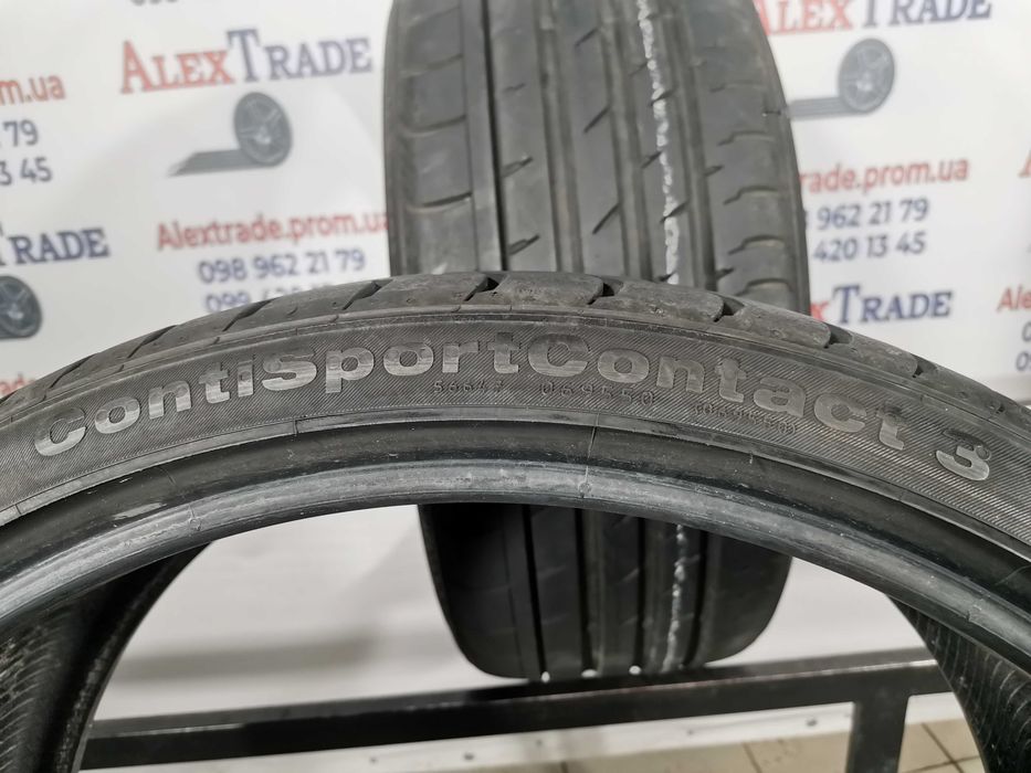 2 шт. 235/30 R20 Continental ContiSportContact 3 літні шини бу, протектор 6 мм