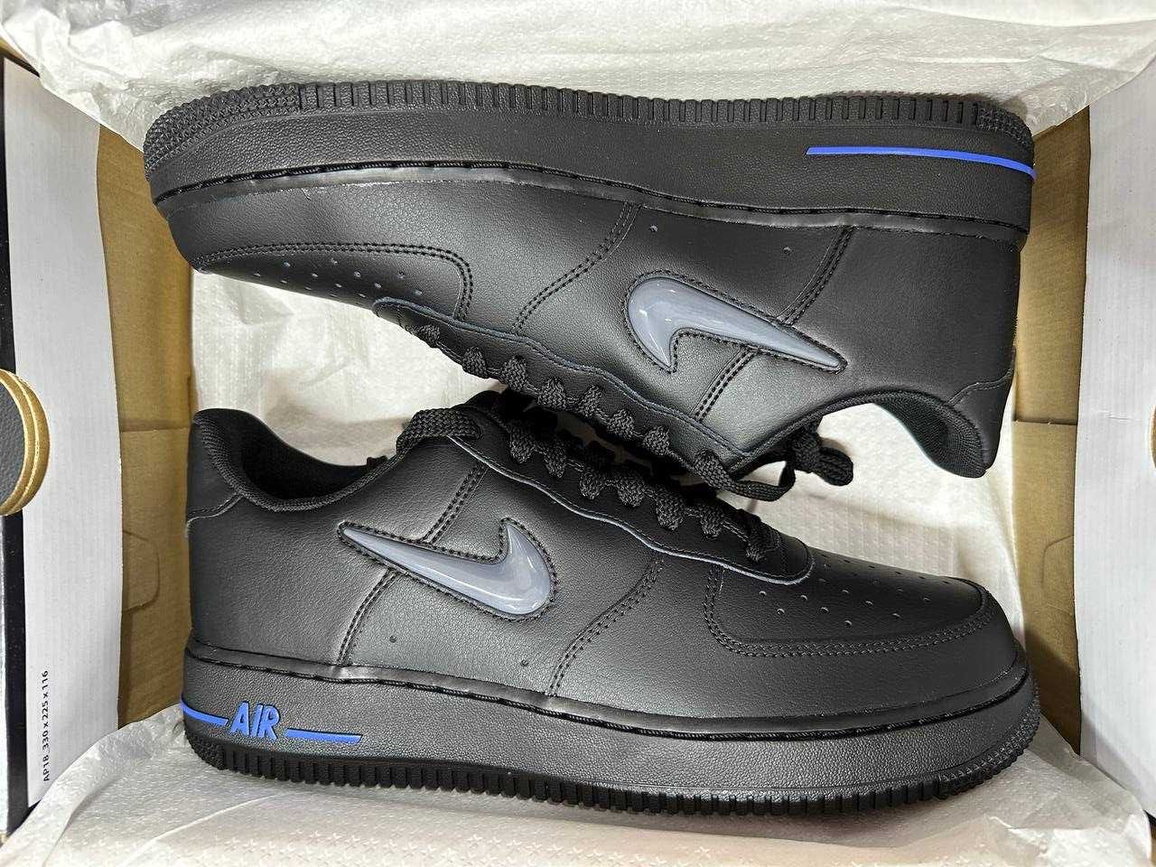 Nike air force 1 essential jewel black and blue online