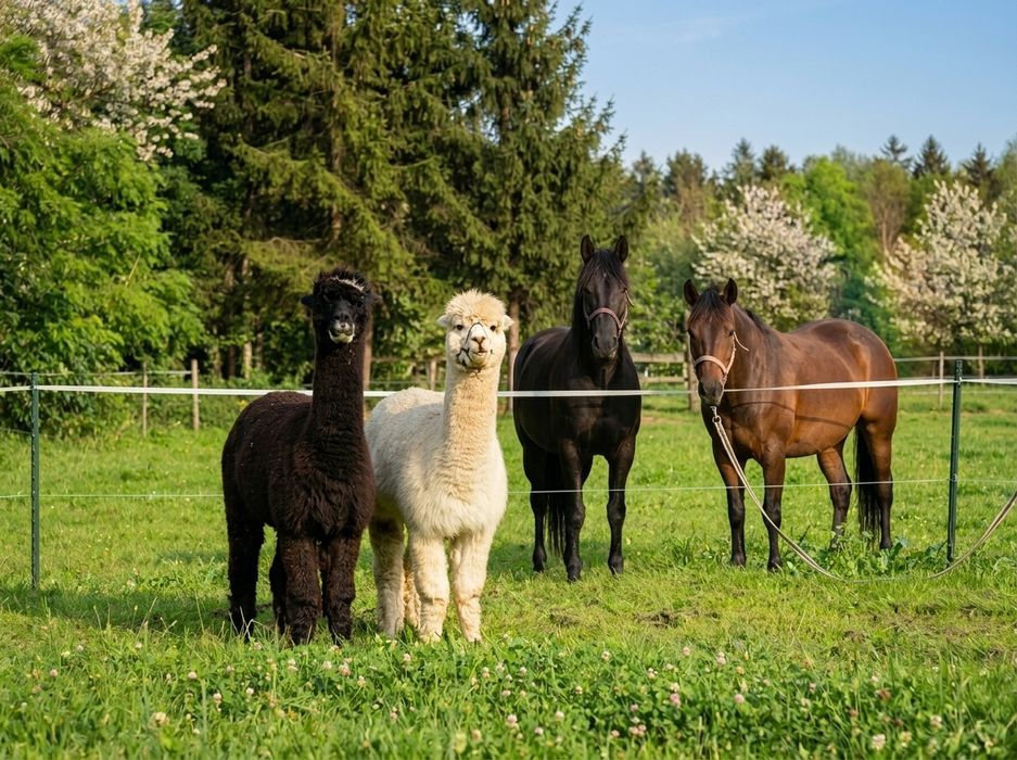 Domek Domki Jacuzzi Sauna Kocioł SPA  Beczka Alpaki Konie