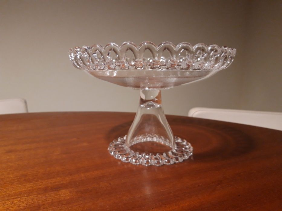 Pequena bomboneira de vidro (19 cm), para bombons, bolos ou muffins
