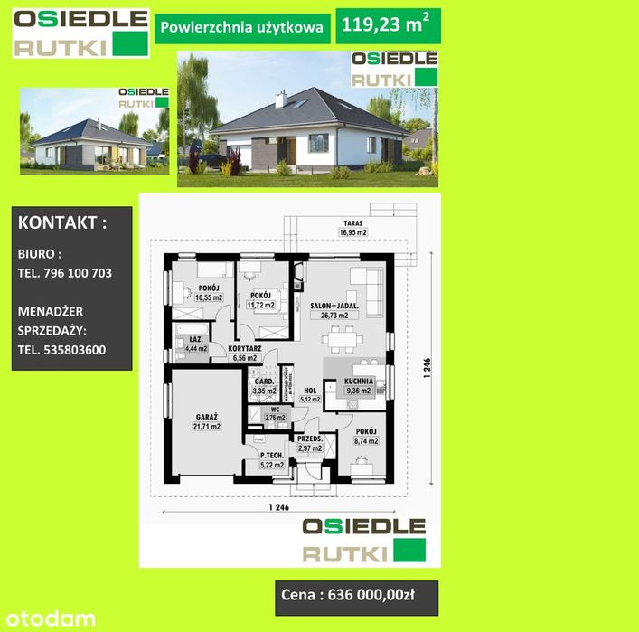 Domy - stan deweloperski | 52–152 m² |działki 500–700 m2|różne ceny