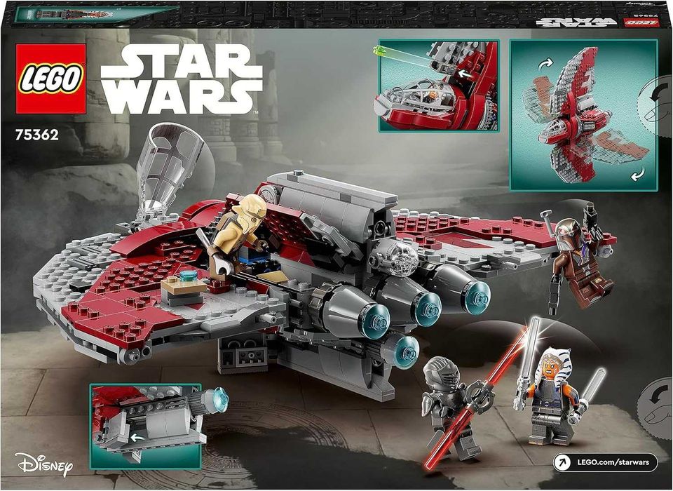 LEGO 75362 STAR WARS prom kosmiczny Jedi T-6 Ahsoki Tano niepełny komp