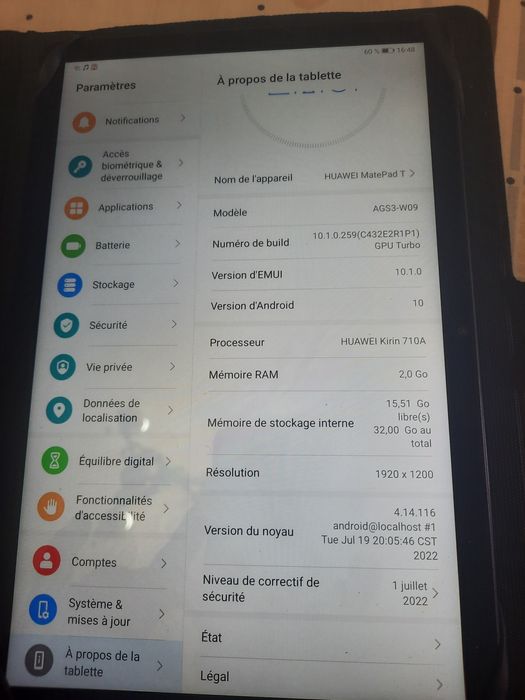 Vendo Tablette com 1 ano