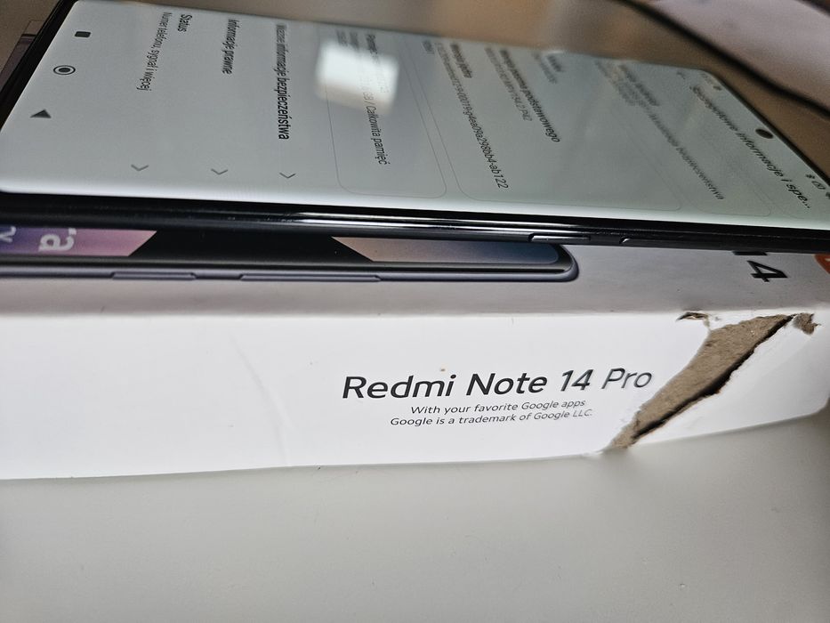 Xiaomi redmi note 14 pro 8/256 GB  Nowy.