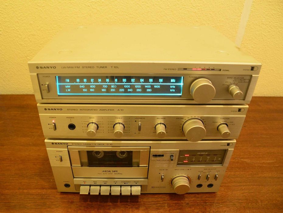 Mini Aparelhagem modular Sanyo 10