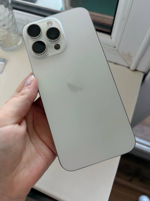 Iphone 15 pro max 256gb white/білий