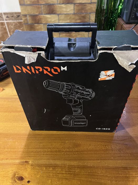 Шуруповерт dnipro m cd -182 q комплект